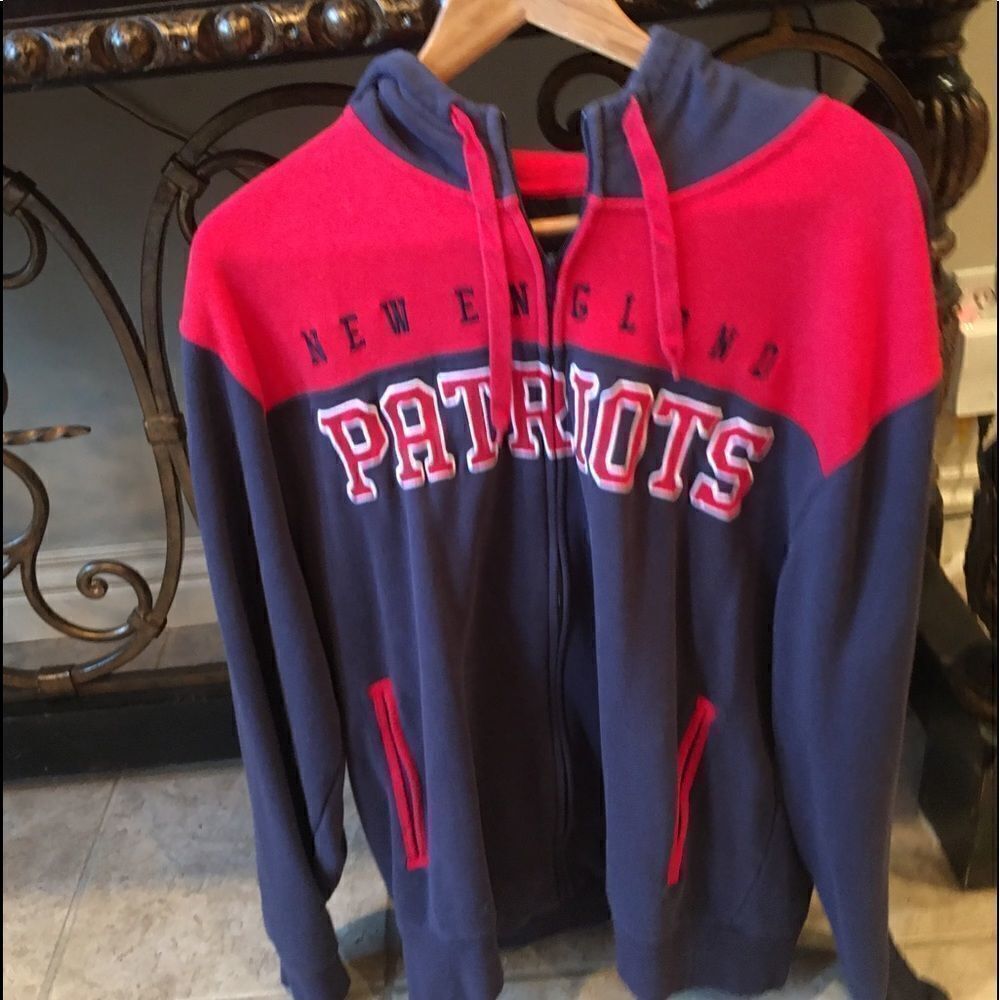 NFL Patriots Zip Up Hoodie
